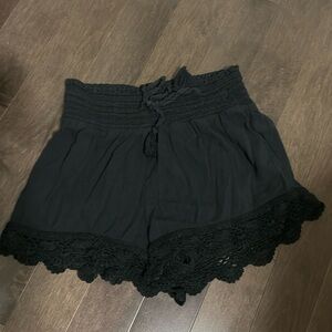 Aerie xs black shorts